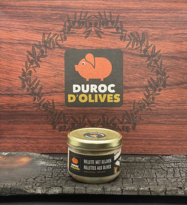 Duroc d'olives Rillettes mit schwarzen Oliven 180g (Duroc DOlives Rillette Oliven scaled) - Kaufe Online Fleisch, Grills und Zubehör