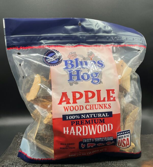 Blues Hog Apple Wood Chunks Räucherholz 1Kg (Blues Hog Apple Wood Chunks 1 scaled) - Kaufe Online Fleisch, Grills und Zubehör